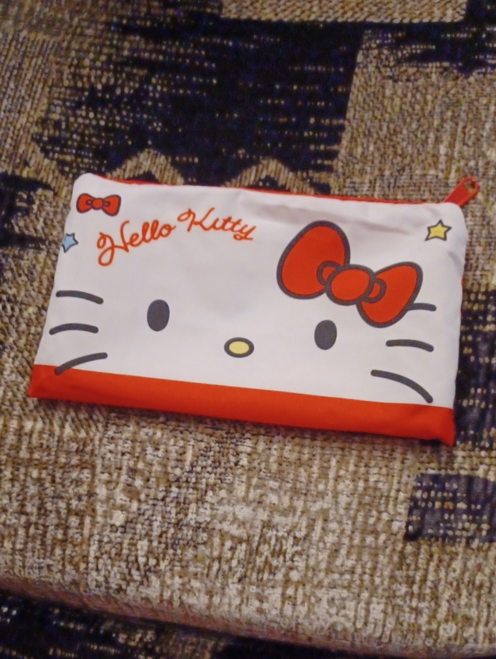 4/$40 New Hello Kitty Red & White Pouch Or Case